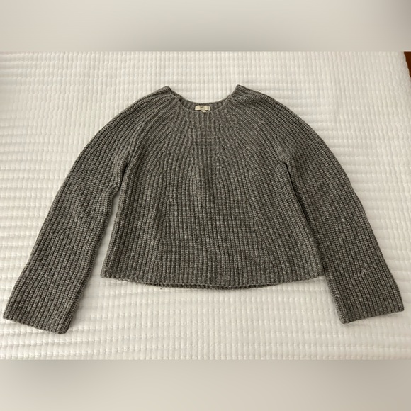 Joie Chunky Gray Knit Sweater - Picture 1 of 3